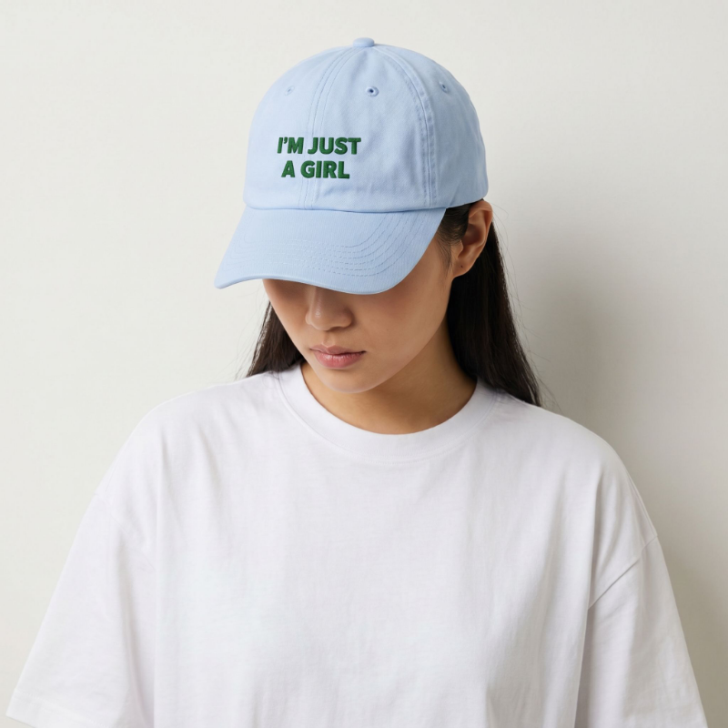 I'm Just a Girl Aesthetic Cap